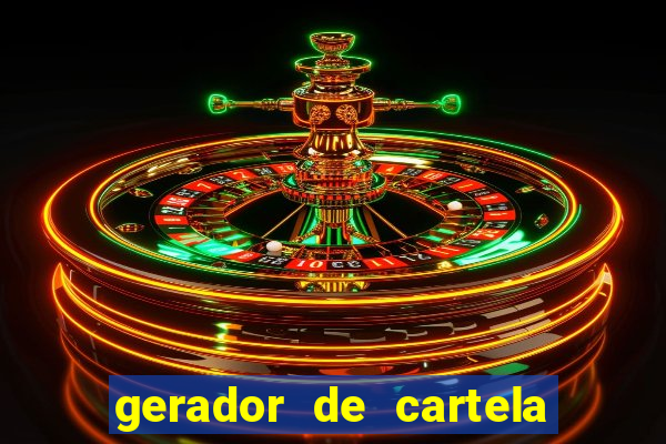 gerador de cartela de bingo